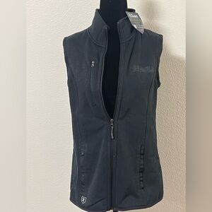 Sleek Black Women's Vest by